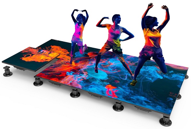 P2.6 Indoor/Outdoor Interactive LED Dance Floor Display For Stage ...