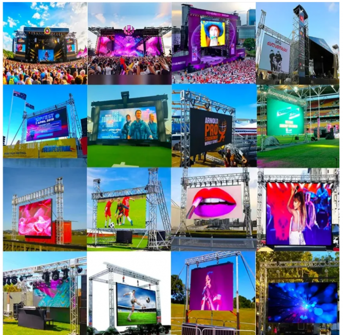 P2.97 Indoor Rental LED Display 500×500/1000mm Full Color For Concert ...