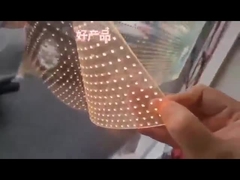 P4-8 Adhesive LED Transparent Screen For Super Market Window Glass