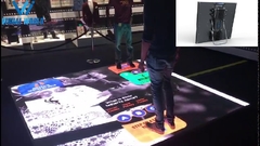 P3.91 Interactive LED Dance Floor Front Service 500x500mm For Amusement Sectors