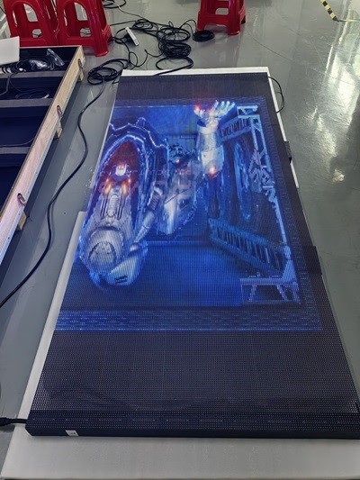 P6.25 holographic LED screen sample has been packed and sent to Thailand