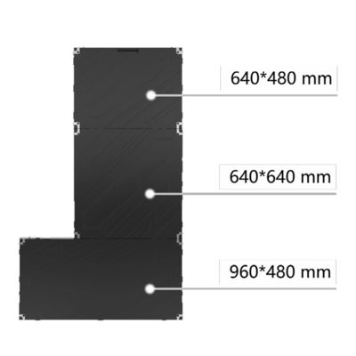 실내 P2.5 640x480mm 벽에 장착 된 LED 비디오 벽 고정 설치 LED 디스플레이