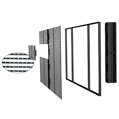 P2.8 Full Color Indoor Transparent LED Display Weight 4.5kg For Showing Window