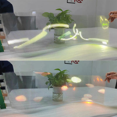 P3.9 P6.25 Indoor Holographic 70% Transparent LED Display 5000nits Brightness IP42