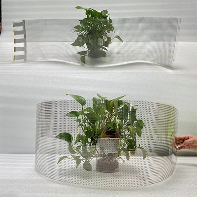 P4 Adhesive Transparent LED Display 240x1500mm Ultra Thin 2mm and Light 3.5KG Sqm