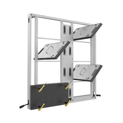 P3.9 Outdoor Fixed LED Display Screen 6000nits 1000x1000mm Aliuminum Profile Cabinet