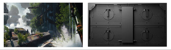 IP42 P3.75 Ultra-Slim Indoor Fixed LED Display Aluminum Profile 960×540mm Cabinet