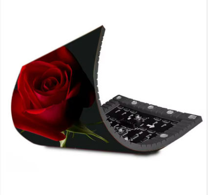 P1.875 Flexible LED Display Screen Magnets Front Service For Creative Designs