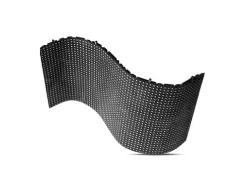 P4 Indoor Flexible LED Display Front Service 960×720mm Cabinet 120º Bendable