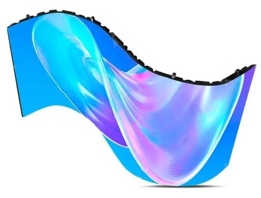 P1.875 Flexible LED Display Screen Magnets Front Service For Creative Designs