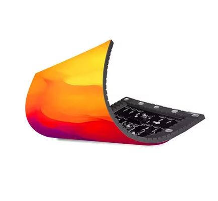 P4 Flexible LED Display Screen Front Service With 960×720mm Simple Steel Cabinet