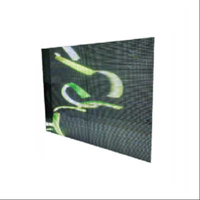 P6.25 Indoor Holographic Transparent LED Display 6kg Per Sqm Rear Service