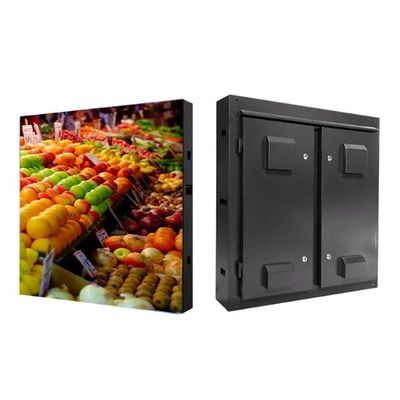 P8 14 bit Gray Scale P8 Outdoor Fixed LED Display Screen and Fanless Design