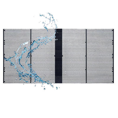 P5.2-10.4 Outdoor Transparent LED Display High Transparency On Store Glass Wall