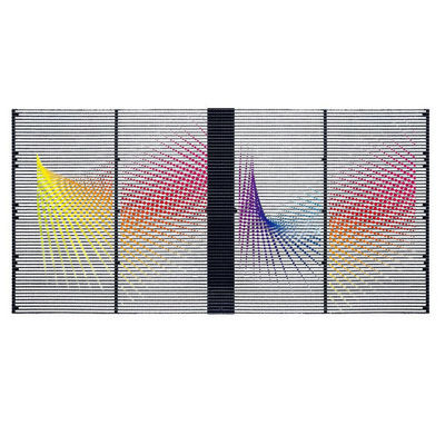 P5.2-10.4 Outdoor Transparent LED Display High Transparency On Store Glass Wall