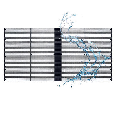 Outdoor P5.2-10.4 Transparent LED Display 1000×500mm Front Service IP65