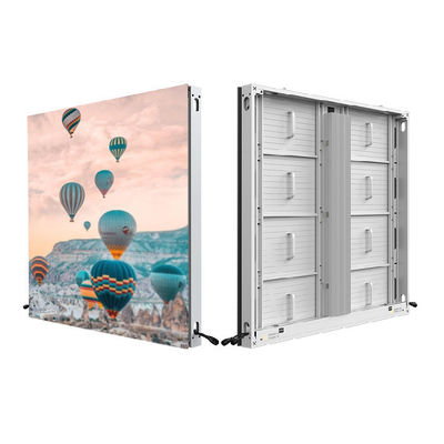 P3.9 Outdoor Fixed LED Display Screen Front Service Aluminum Profile Cabinet
