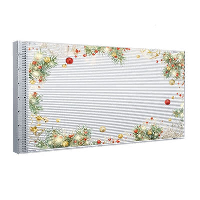 P6 Adhesive Transparent LED Display Seamless Splicing For Christmas Window