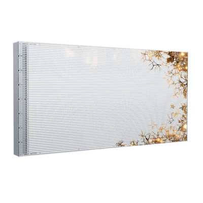P4 Affichage LED transparent adhésif Service de première ligne Seulement 3,5 kg par mètre carré