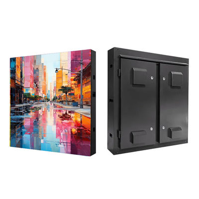 P6.67 Outdoor Fixed LED Screen IP65 5000nits Rear Service For Building Exterior Wall