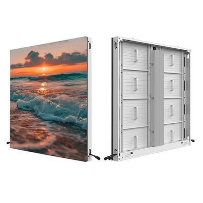 P3.9 Outdoor Fixed LED Display 6000nits 1000x1000mm Cabinet With Front Service