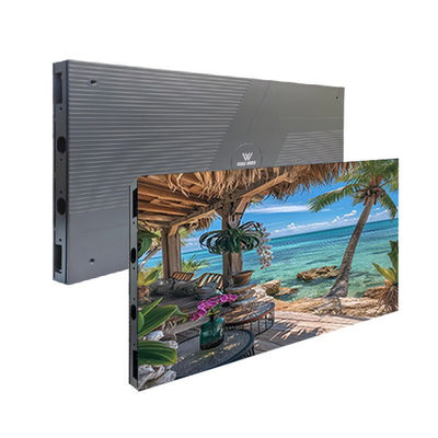 COB Μικρό Pixel Pitch Indoor LED Display Cabinet Υλικό Χύτευση με πεδίο ψεκασμού Αλουμίνιο