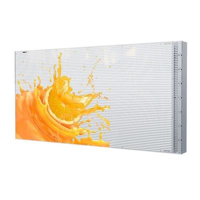 P4 Клейкий прозрачный светодиодный дисплей SMD1921 3,5 кг на квадратный метр 240x1500 мм