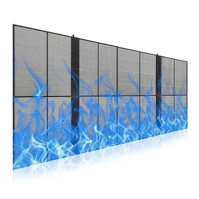 P5.2-10.4 Outdoor Transparent LED Display SMD1921 5000nits 1000×500mm