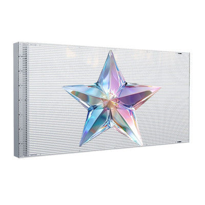 P3.9 P6.25 Indoor Holographic Transparent LED Display 70% Transparency