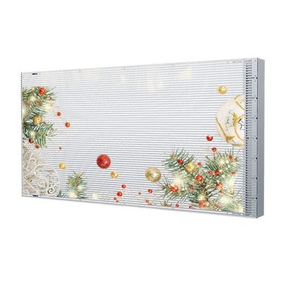 P4 Adhesive Transparent LED Display SMD1921 240x1500mm 3.5 kg Per Square Meter