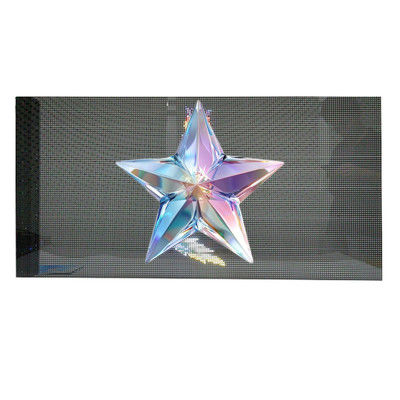 P3.9 Holographic Transparent LED Screen 80% Transparency For Galleries & Exhibitions