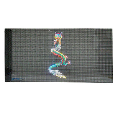 P3.9 Holographic Transparent LED Display Rear Maintenance 85% High Transparency