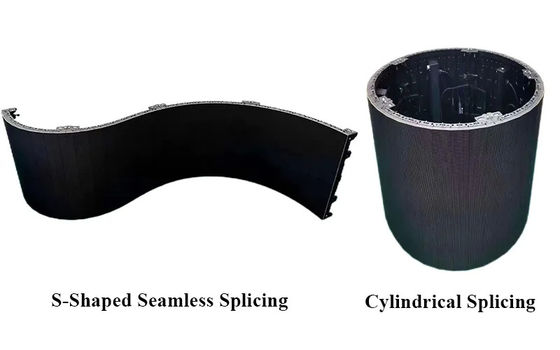 P3 Flexible LED Display Screen Brightness 1000nits For Architectural Designs