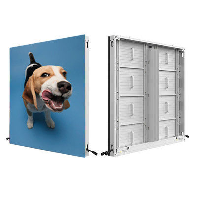 P3.9 Outdoor big screen tv rental 1000×1000mm Cabinet For Advertisement and Event