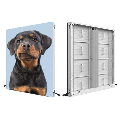 P3.9 Outdoor big screen tv rental 1000×1000mm Cabinet For Advertisement and Event