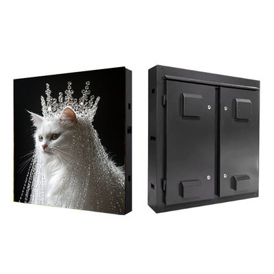 P6.67 Outdoor Fixed LED Screen IP65 5000nits Rear Service For Building Exterior Wall