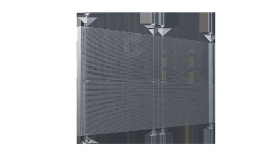 67% Taux de transparence Affichage LED holographique pour la publicité Art et fête