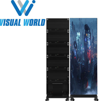 V-Poster: Display LED fino e de alta luminosidade com visualização transparente e design front-service