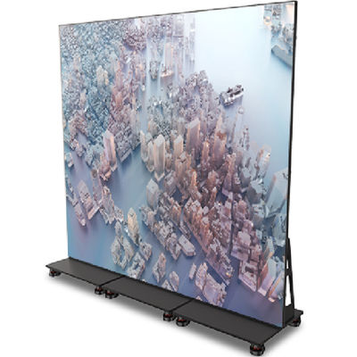 P0.9 LED Poster Display Foldable Die-casting Aluminum Ultra Thin 29.5mm