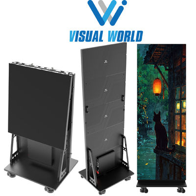 V-Poster Smart LED Display High Resolution Remote Control Movable Advertisement Machine
