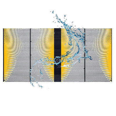 Outdoor P5.2-10.4 Transparent LED Video Wall 1000×500mm 5000 nits Front Service