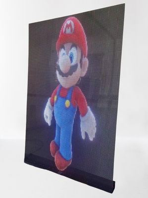 P6.25 Holographic Transparent LED Display Thickness Only 6mm 85% Transparency 