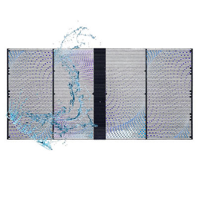 P5.2-10.4 Outdoor Transparent LED Display SMD1921 5000nits 1000×500mm