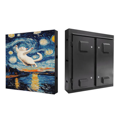 P6.67 Outdoor Fixed LED Screen 960x960mm IP65 5500nits Rear Service Steel Cabinet