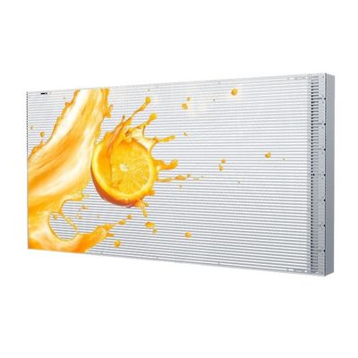 P4 Adhesive Transparent LED Display SMD1921 Front Service 3.5KG/SQM