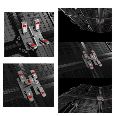 Οθόνη LED από ίνες άνθρακα 45 ° Bevel Design IP42 Εξαιρετικό βάρος για εσωτερική χρήση