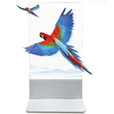 P8 Adhesive Transparent LED Display Ultra Thin 3mm 80% Transparency UV Resistance