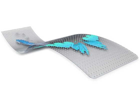 P8 Adhesive Transparent LED Display 1000*240mm Only 3mm Thickness Transparency 70%