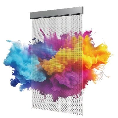 P3.9 Holographic Transparent LED Display 85% High Transparency For Galleries