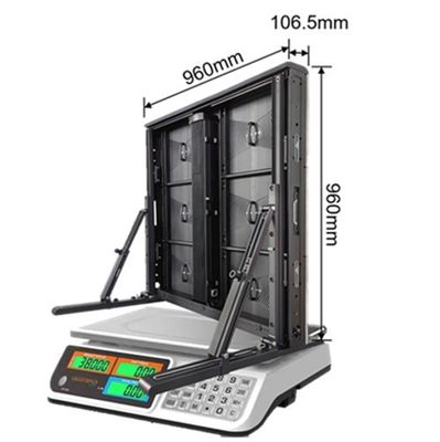 P6.67 Sport Perimeter LED Display 960x960mm 6500nits 3840Hz Aluminum Profile